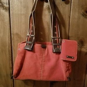 Orange corduroy Relic handbag